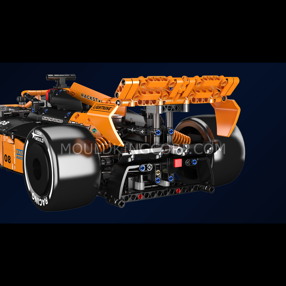 Mould King 13208 1:8 Scale MCL Racing Car Model Building Set | 1,480 PCS