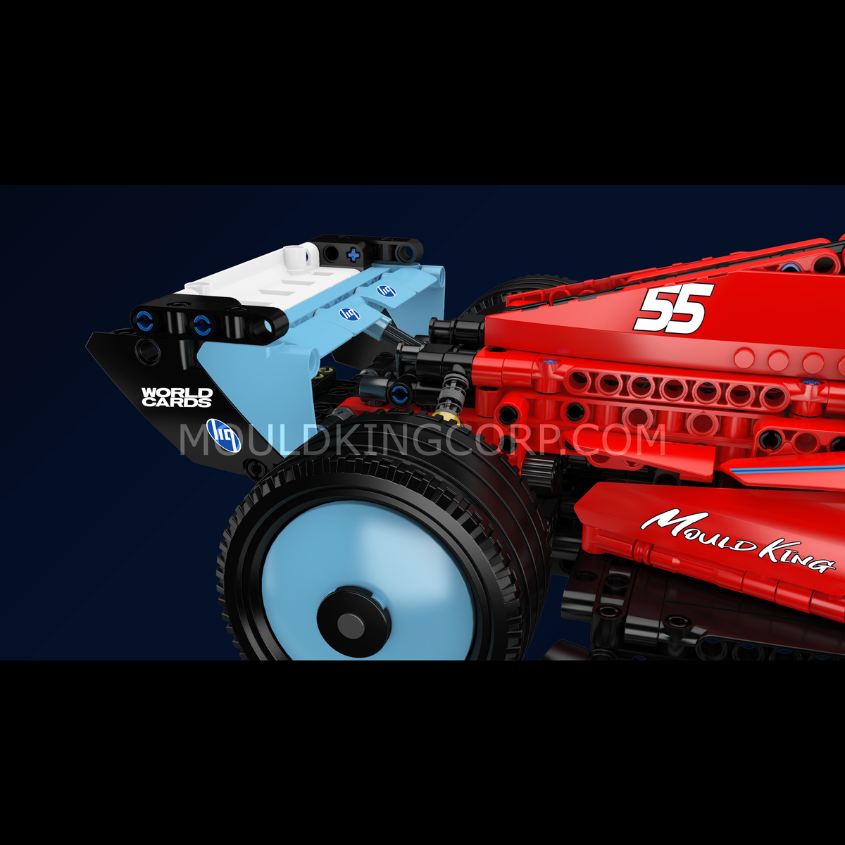 Mould King 13209 SF-24 Racing Car Model Building Set | 1,401 Pcs