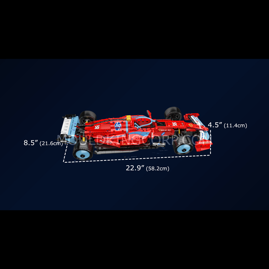 Mould King 13209 SF-24 Racing Car Model Building Set | 1,401 Pcs