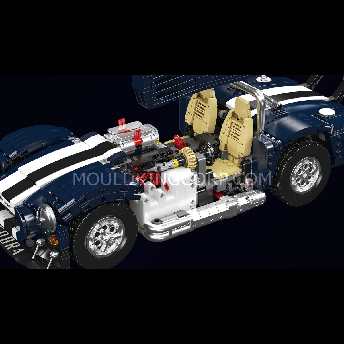 Mould King 13215 Remote Control Classic Roadster Building Set | 1,754 Pcs