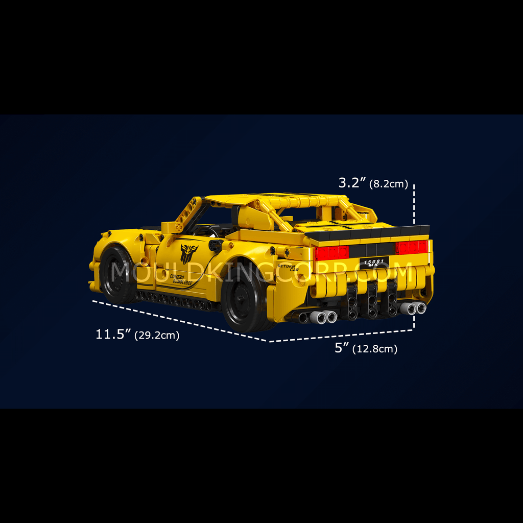 Mould King 15081 Challenger American Muscle Car Model Building Set | 736 PCS